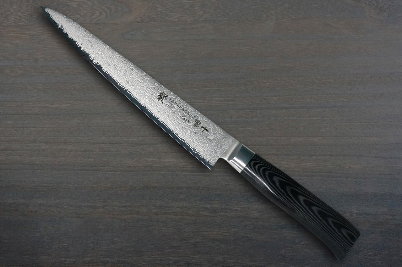 Tamahagane SAN Kyoto 63 Layer-Damascus Japanese Chef's Slicer