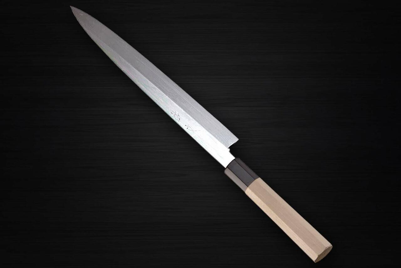 Sabun Honyaki Gyokuhaku-ko White Steel Japanese Chefs YanagibaSashimi 270mm