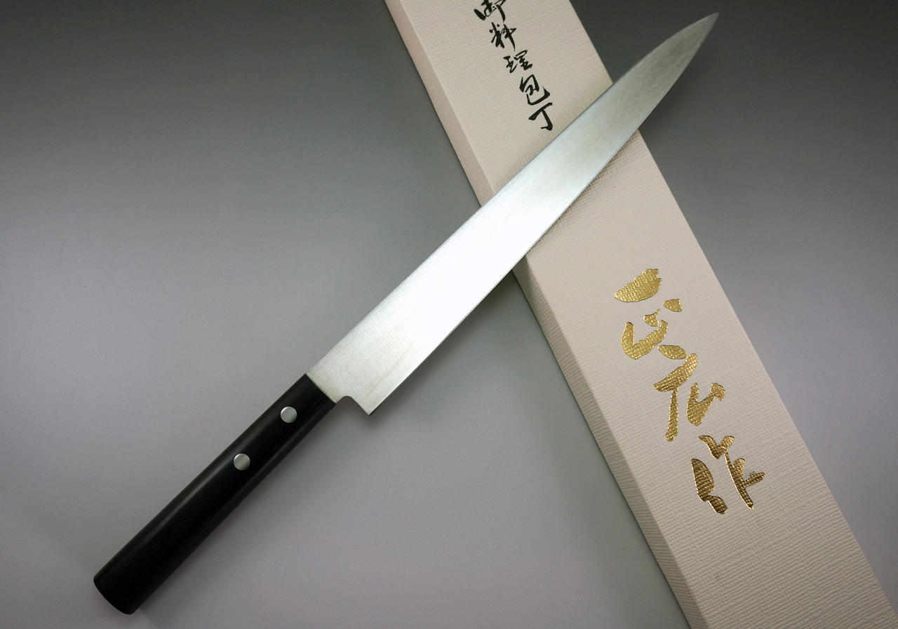 Sashimi knife [Nashiji left-handed], Sashimi Knife