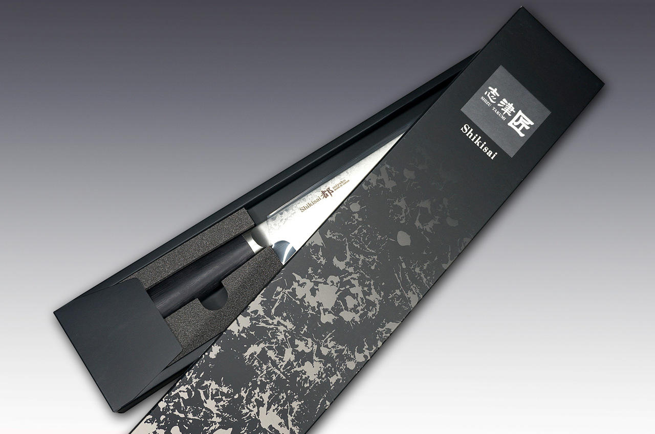 Shikisai MIYAKO 33 Layer Damascus (AUS8) Japanese Chef's Santoku