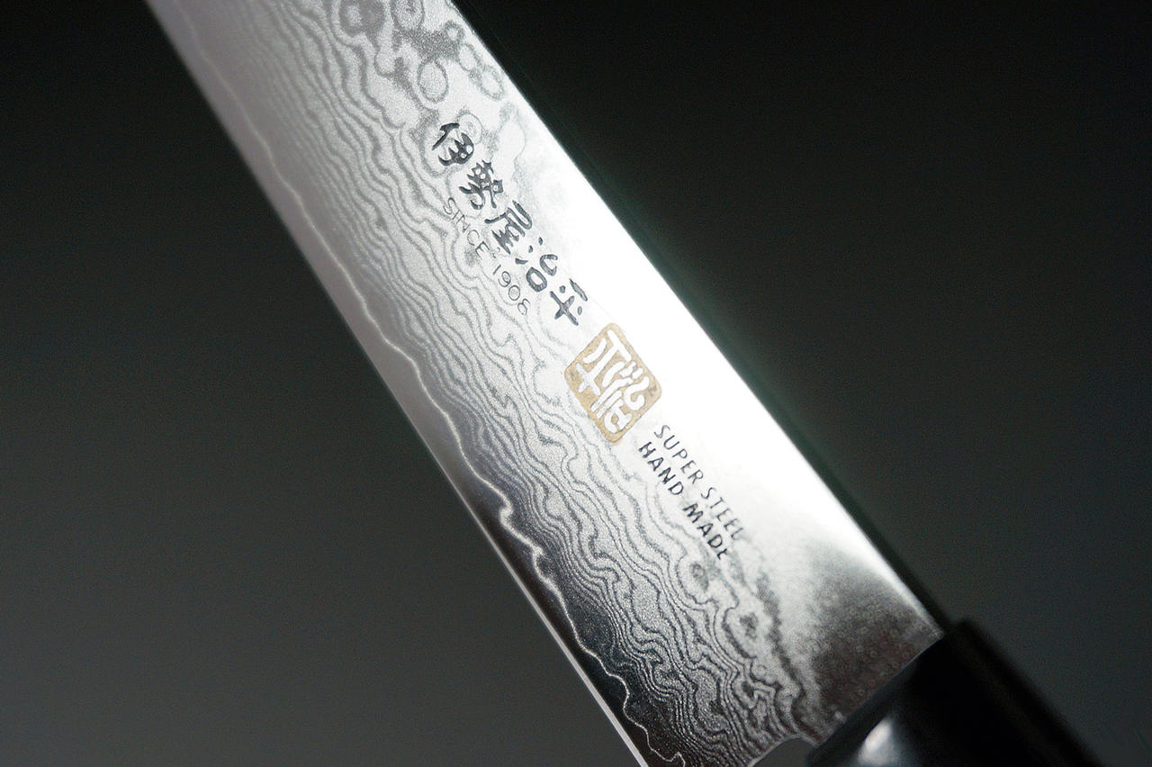 Iseya I-Series 33 Layer VG-10 Damascus Hammered Japanese Chef's Knife Set (Gyuto - Santoku - Vegetable Knife(Nakiri) - Yanagiba - Small Santoku 