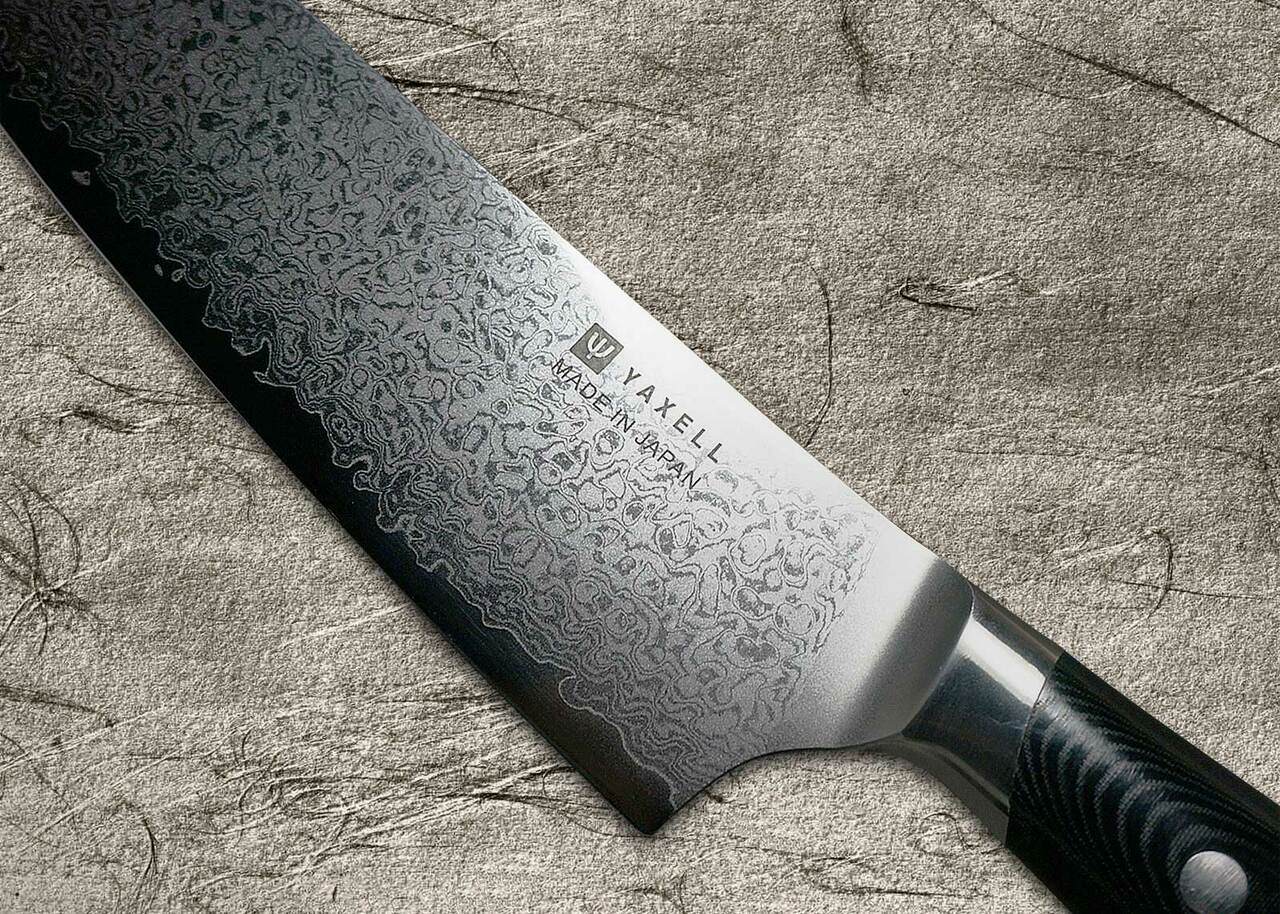 Yaxell YO-U 69-Layer VG-10 Damascus Japanese Chef's Gyuto Knife