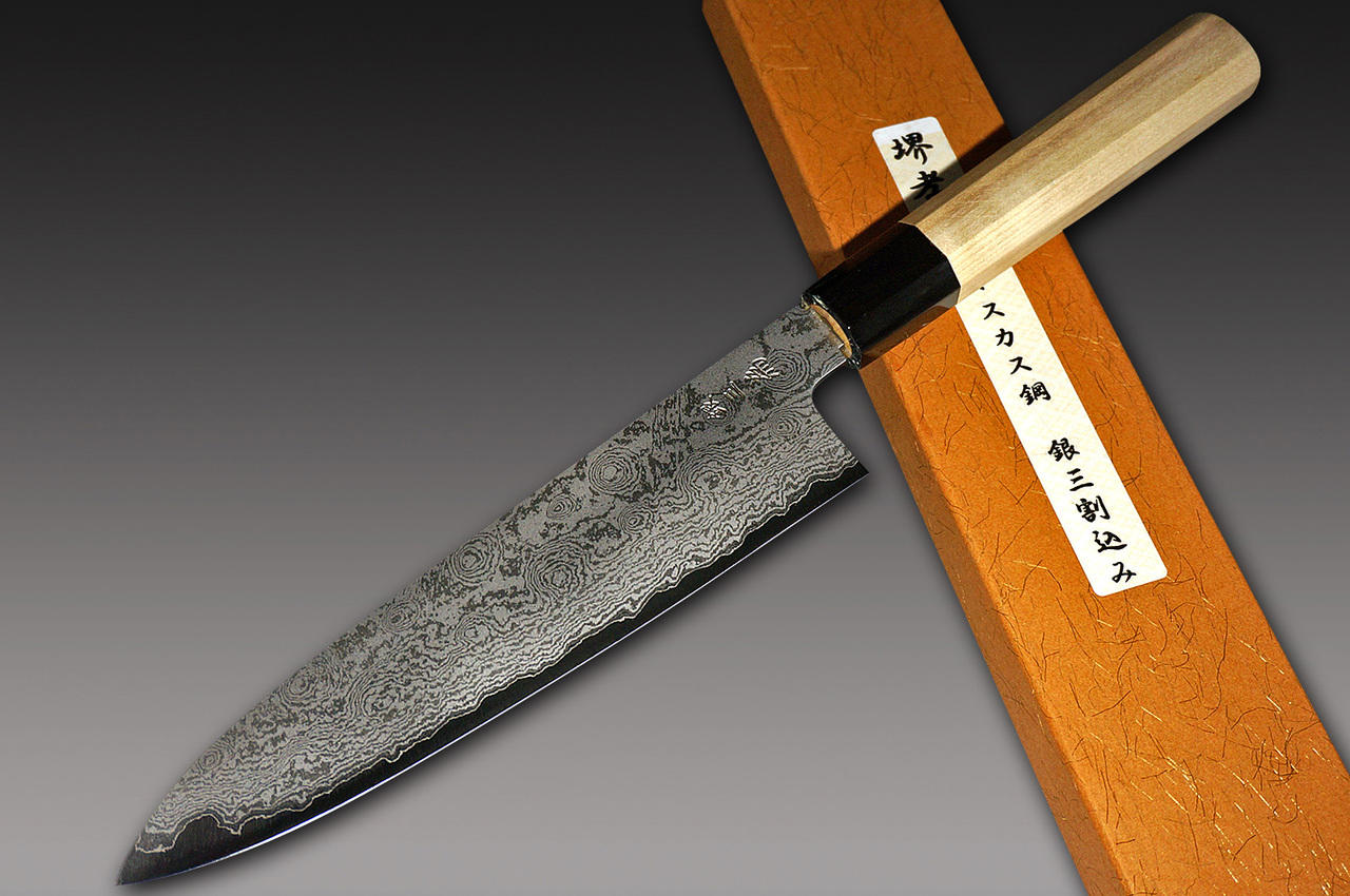 Sakai Takayuki 33-Layer Damascus Gingami No.3 Japanese