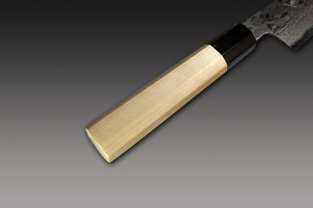 GAKU　rs-81 Yoshimi Kato 63 Layer VG10 Black Damascus RS Japanese Chef's