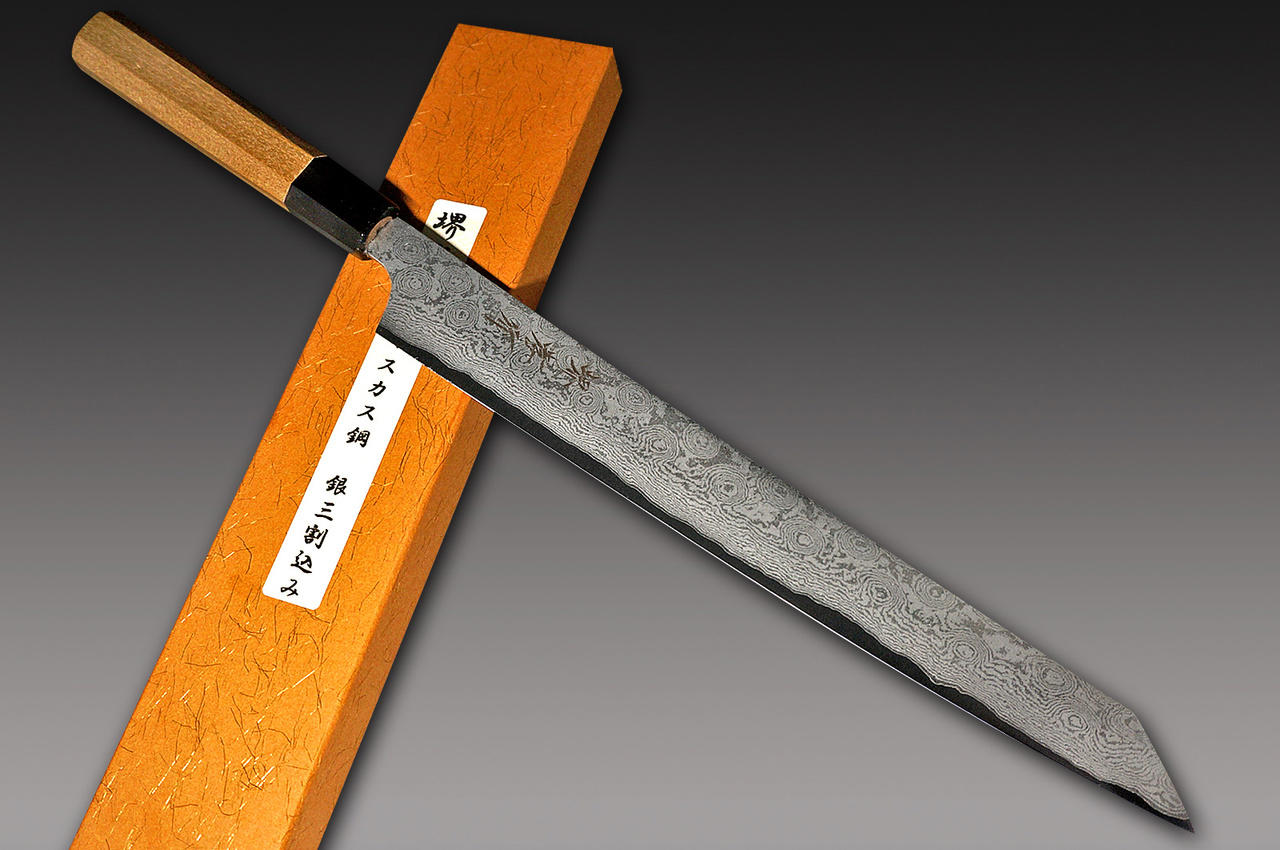 Sakai Takayuki 33-Layer Damascus Gingami No.3 Japanese Chef's