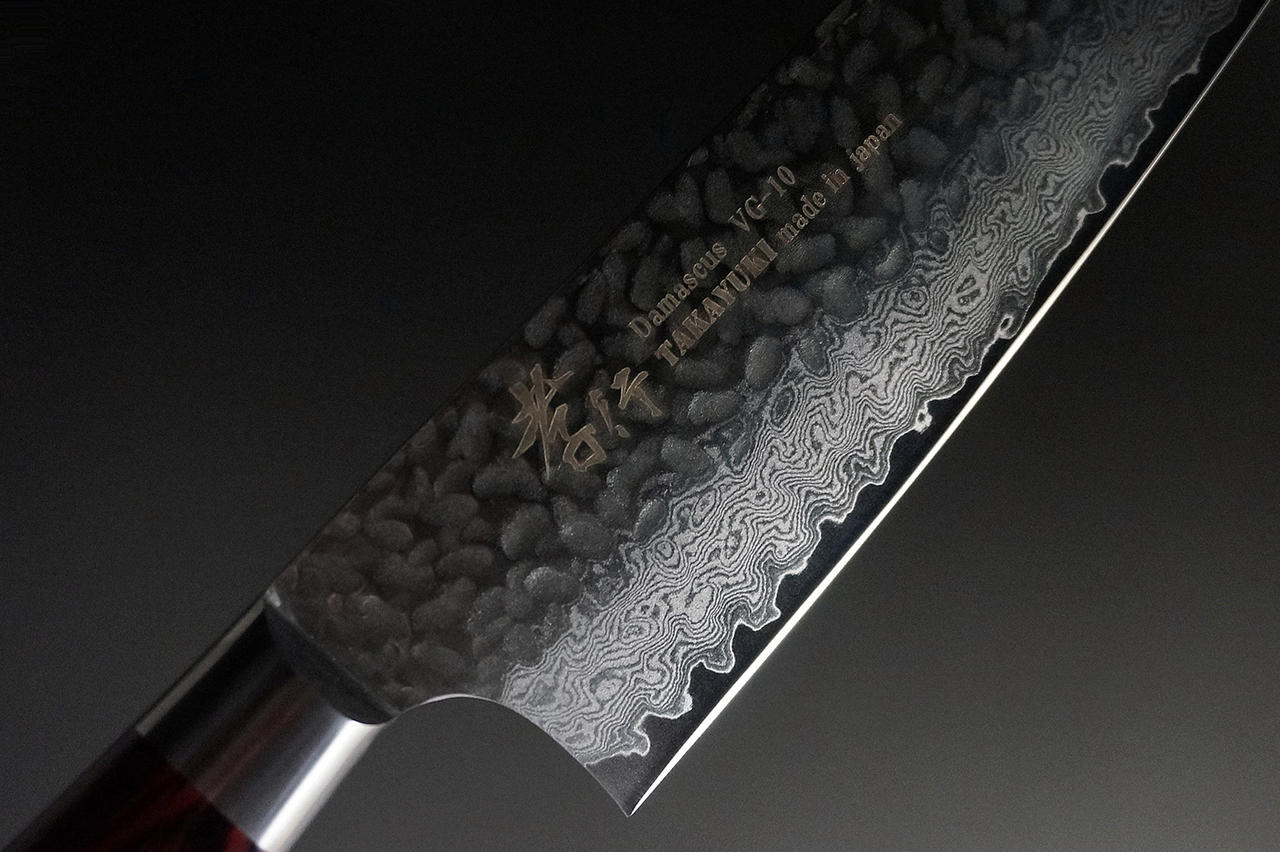 Sakai Takayuki 33-Layer VG10 Damascus Hammered WA Japanese Chef's Knife SET  (Gyuto210-Slicer-Nakiri-Honesuki180-Petty150-Steak Petty-Kengata Santoku)
