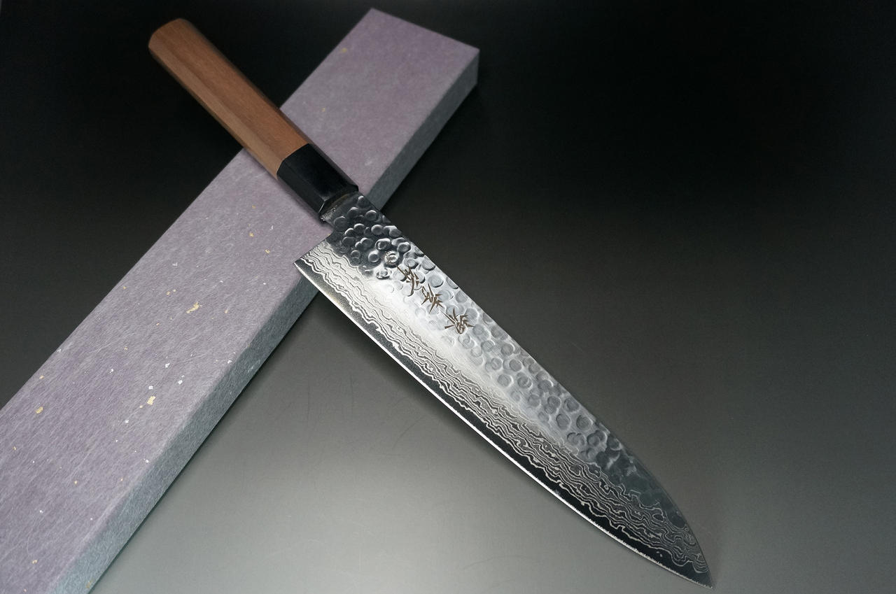 Japanese knives | Sakai Takayuki 45-Layer Damascus Hammered WA