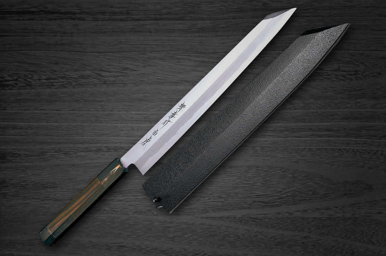 Sakai Takayuki Byakko White Tiger (White 1 steel) Japanese Chef's  Kiritsuke-Yanagiba(Sashimi) 270mm