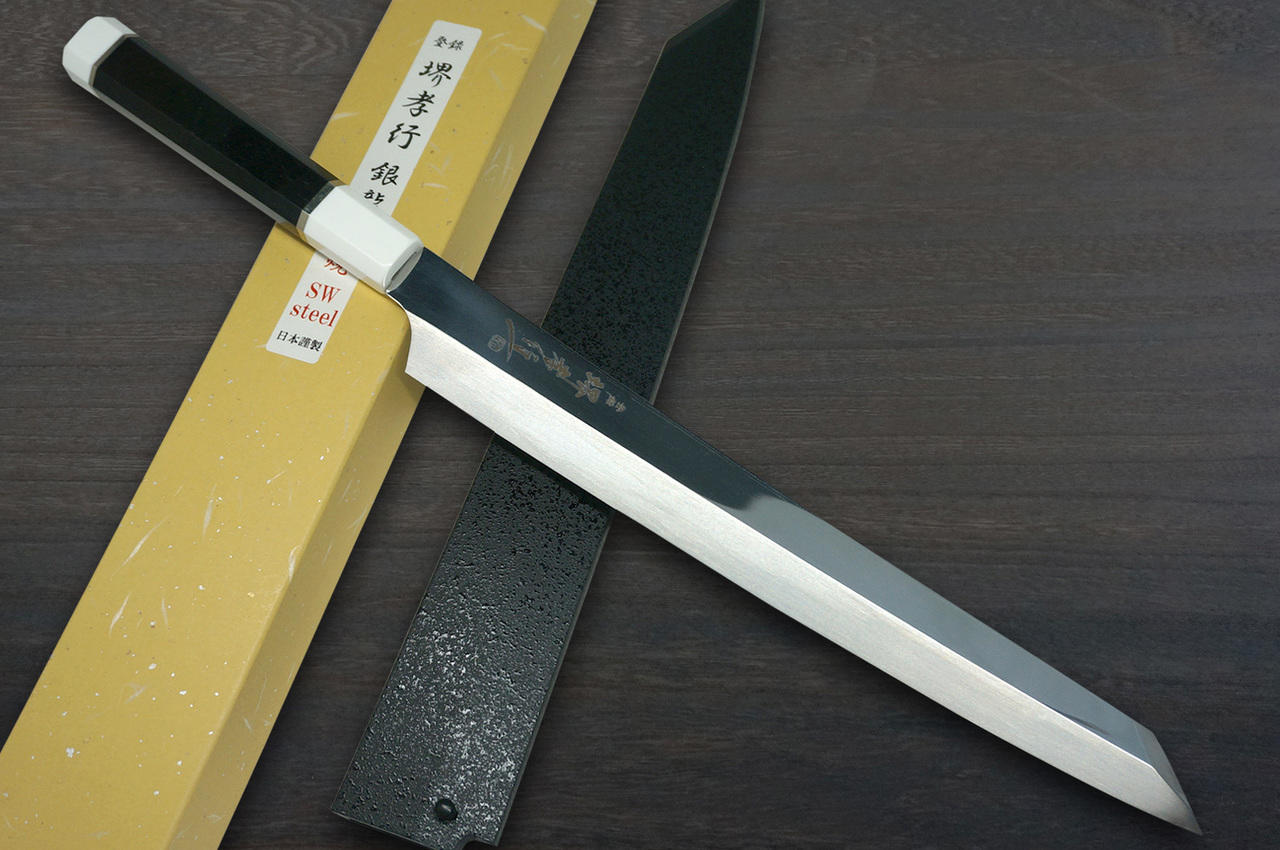 堺孝行Ginryu Dragon Premium Honyaki 日本厨师用Kengata