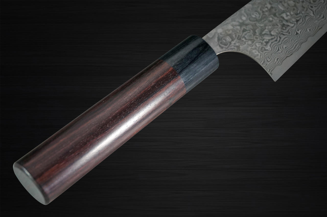 Yoshimi Kato 63 Layer VG10 Black Damascus RS Japanese Chef's