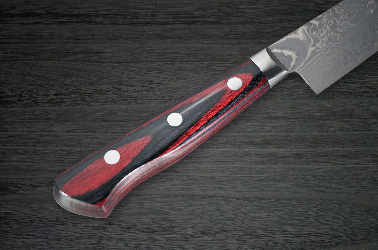 Yoshimi Kato 63 Layer VG10 Black Damascus PW Japanese Chef's Petty