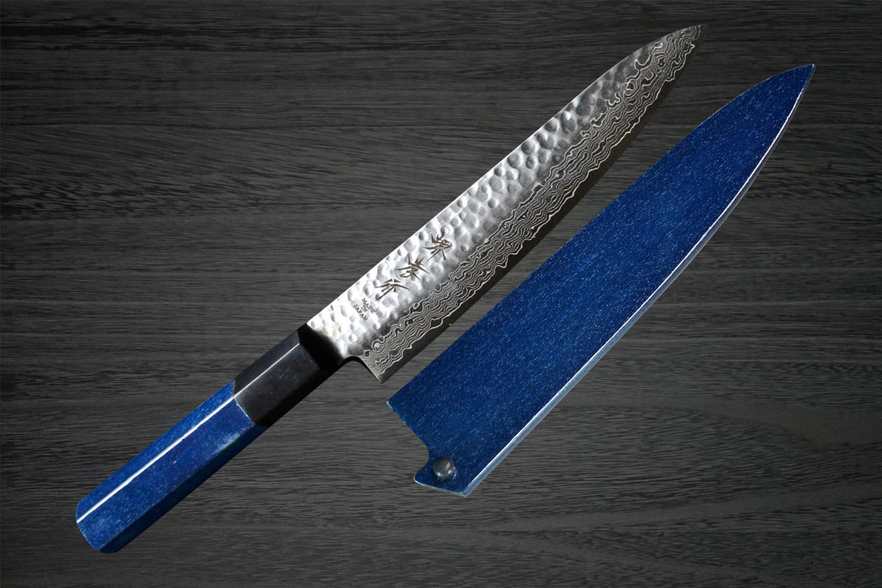 Sakai Takayuki 45-Layer Damascus Indigo Japan-Blue Chef's Petty