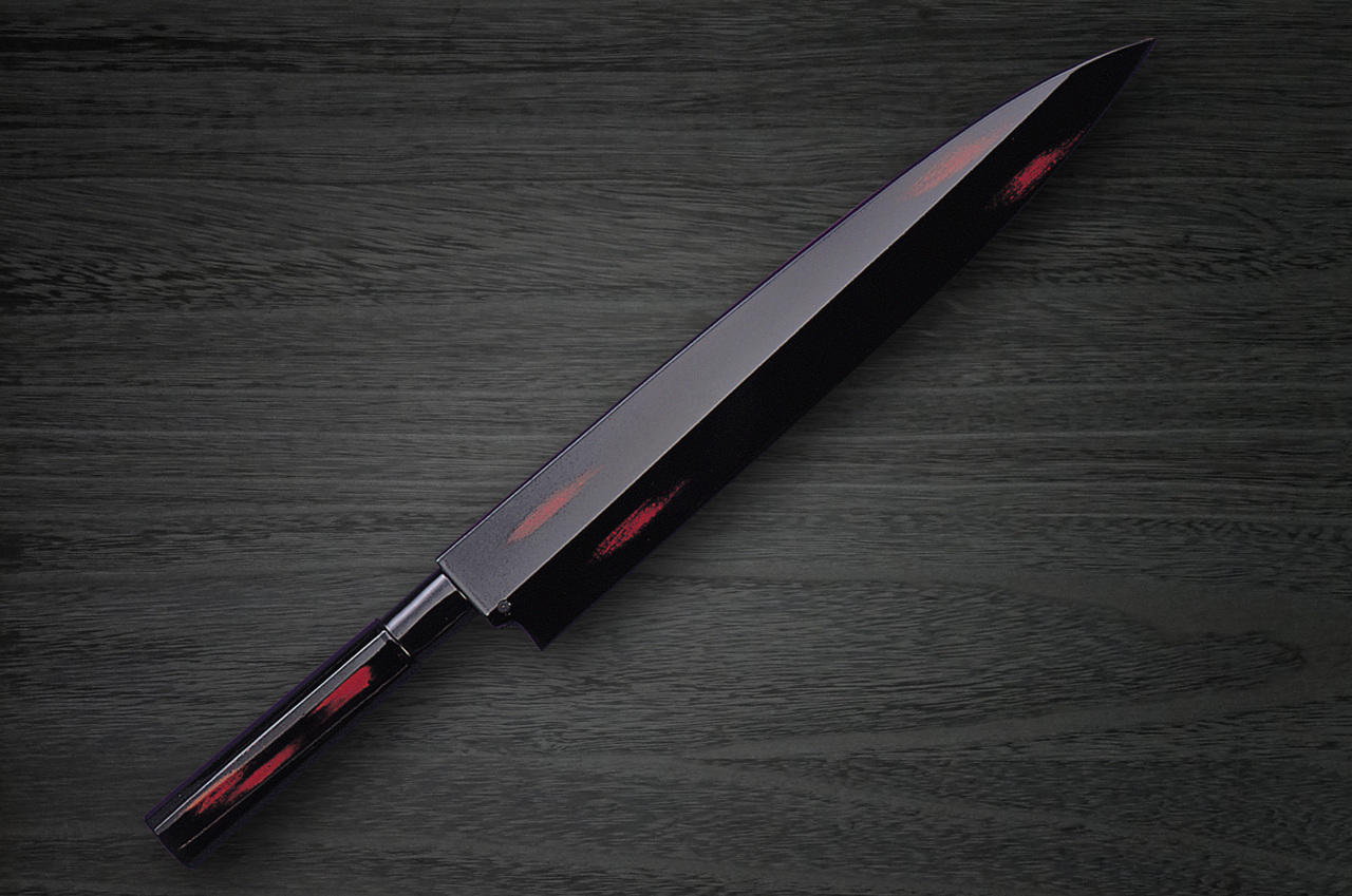 Knife Sharpening Rod Knife Honing Tool 270mm [Ceramic - Black]