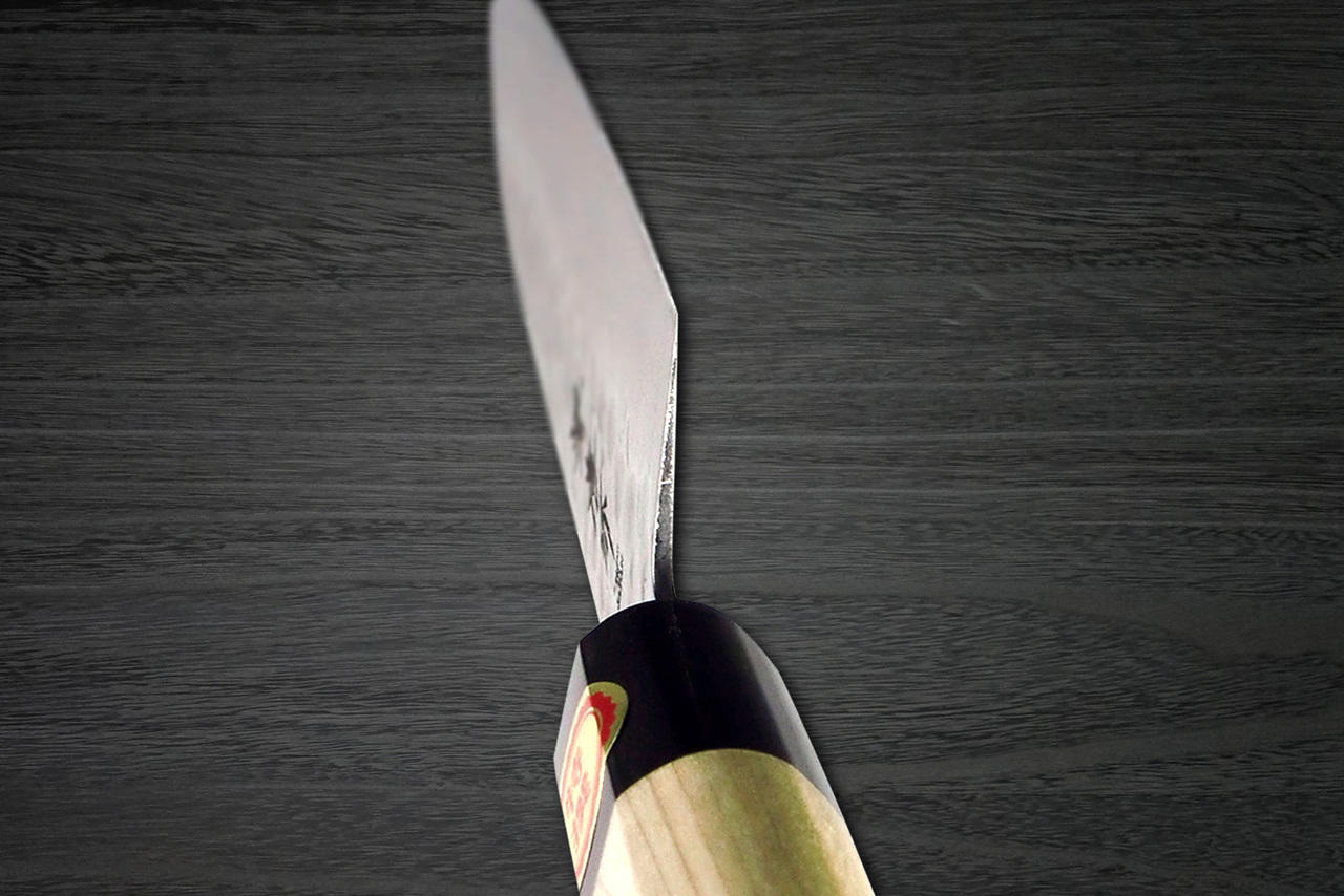 Sakai Takayuki 45-Layer Damascus Buffalo Tsuba Japanese