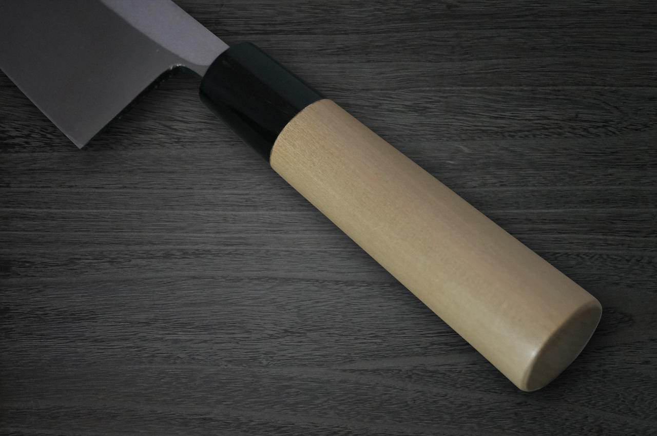 Fujiwara Kanefusa White Steel Japanese Chefs Deba Knife 180mm