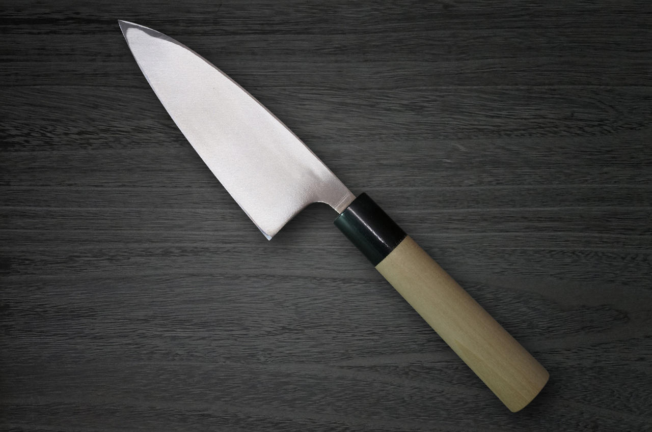 Fujiwara Kanefusa V-Gold Stainless Japanese Chef's Aji-Kiri 120mm