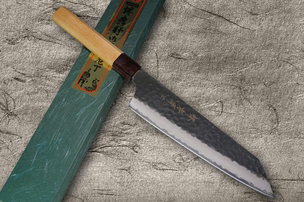 Sakai Takayuki Aogami Super Kurouchi Hammered WA Japanese