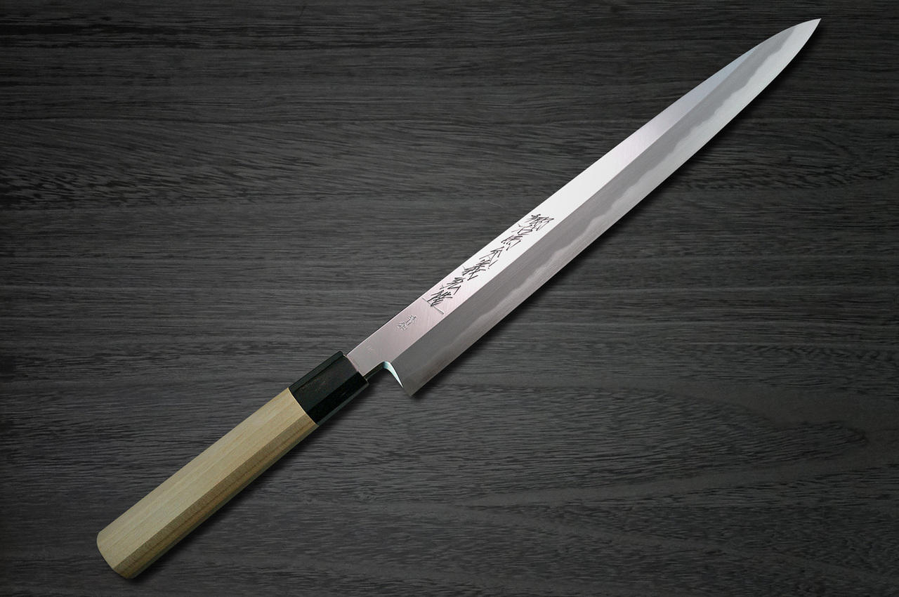 Yoshihiro Aogami No.2 Aogasumi B2HC Japanese Chefs YanagibaSashimi 240mm with Magnolia Wood Handle