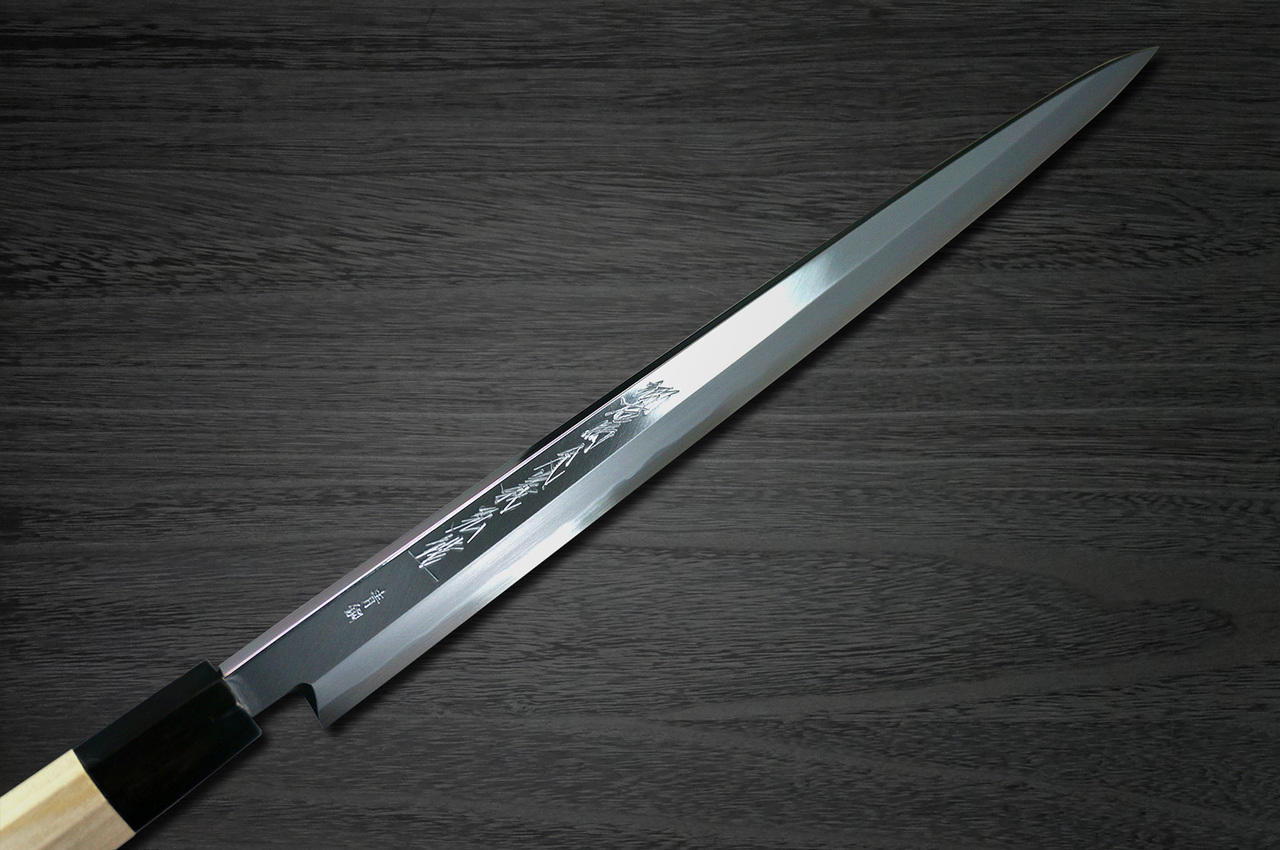 Yoshihiro Aogami No.2 Aogasumi B2HC Japanese Chefs YanagibaSashimi 240mm with Magnolia Wood Handle