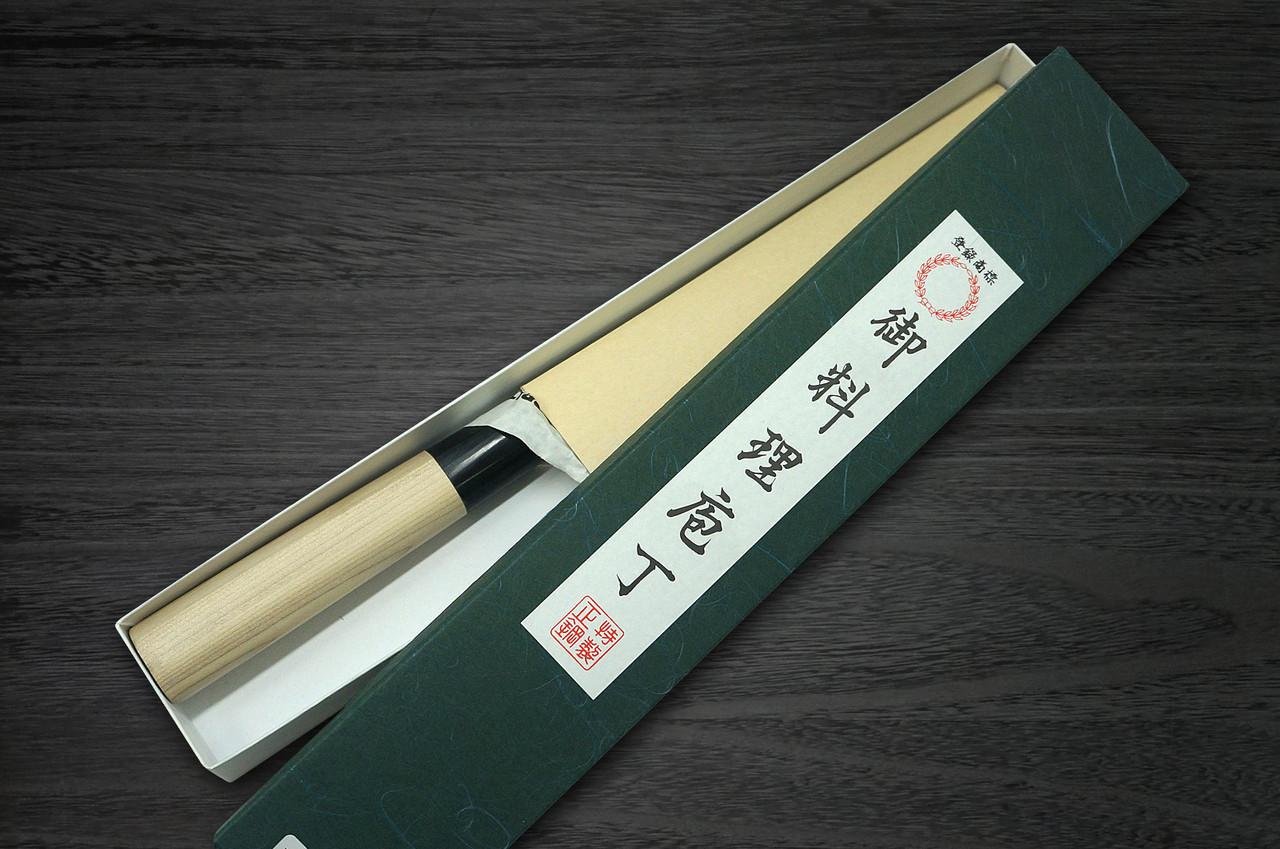 Yoshihiro White No.2 Supreme Jousaku JCHC Japanese Chef's Usuba(Vegetable) 225mm with Magnolia Wood Handle 