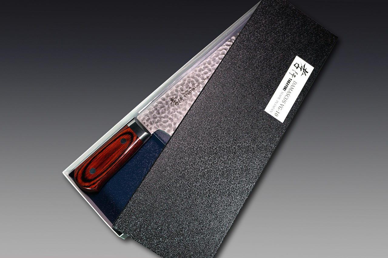 Sakai Takayuki 33-Layer VG10 Damascus Hammered Japanese