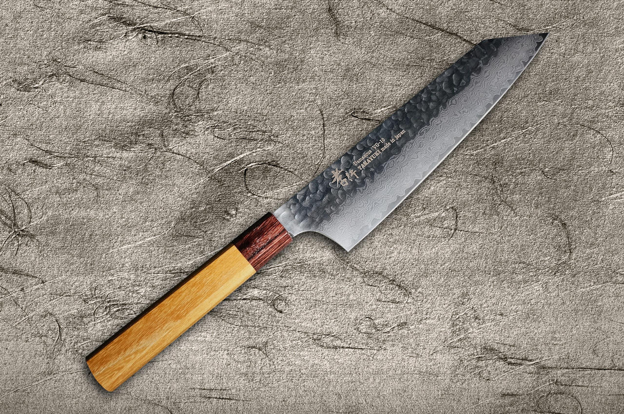 Sakai Takayuki 33-Layer VG10 Damascus Hammered Japanese Chef's Knife SET  (Gyuto-Slicer-Santoku-Vegetable-Petty150-Petty80-Kengata Gyuto-Kengata  Santoku-Kiritsuke Yanagiba)