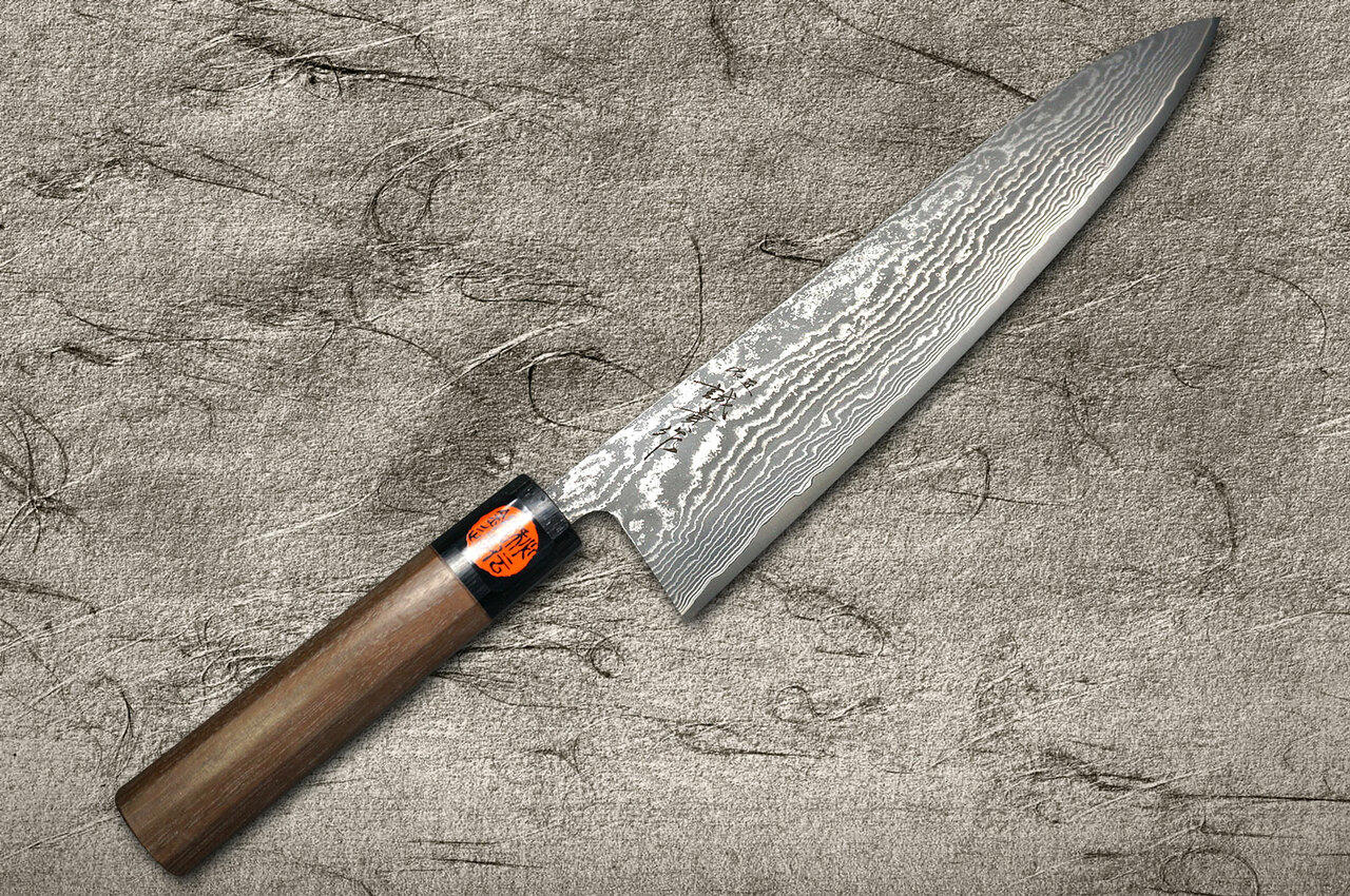 田中茂树33层R2(SG2)大马士革春风日本厨师的牛刀270毫米带胡桃木