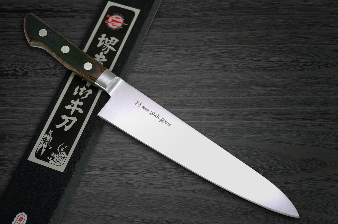 ロッド Nawate Kazuyuki Sakai Takayuki Aoniko Blue 2 Steel Japanese Chef's Gyuto