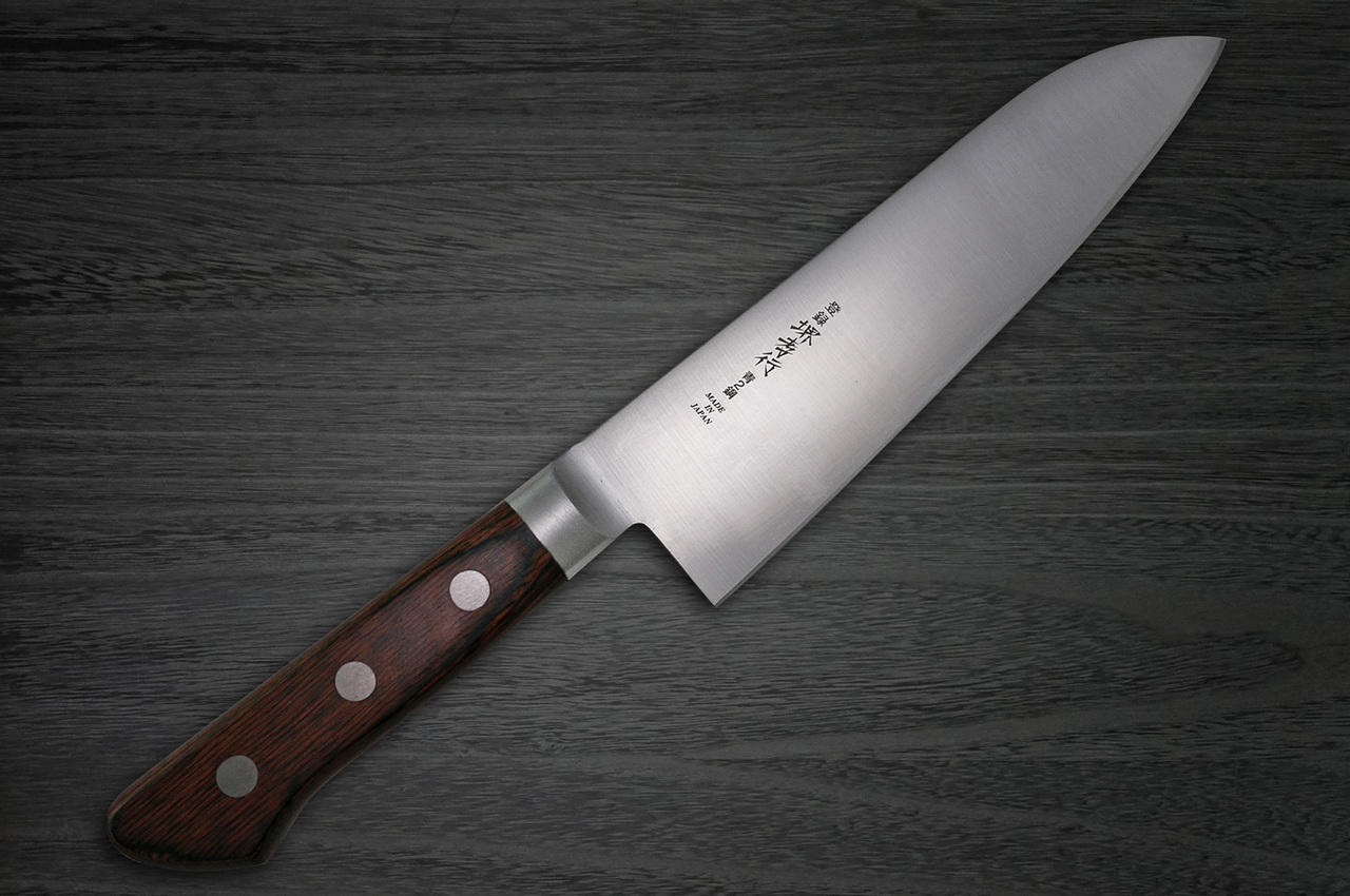 Sakai Takayuki Aoniko Blue 2 Steel Japanese Chef's Santoku