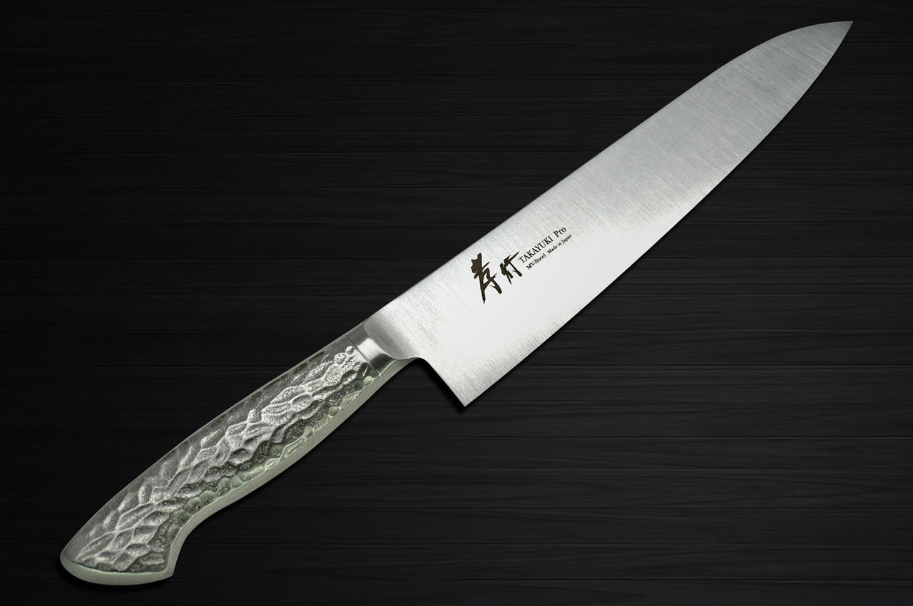 美品 堺孝行 TAKAYUKI INOX STEEL 牛刀 240mm 楽天市場】堺孝行 TAKAYUKIイノックス#11013 牛刀 刃渡り240mm