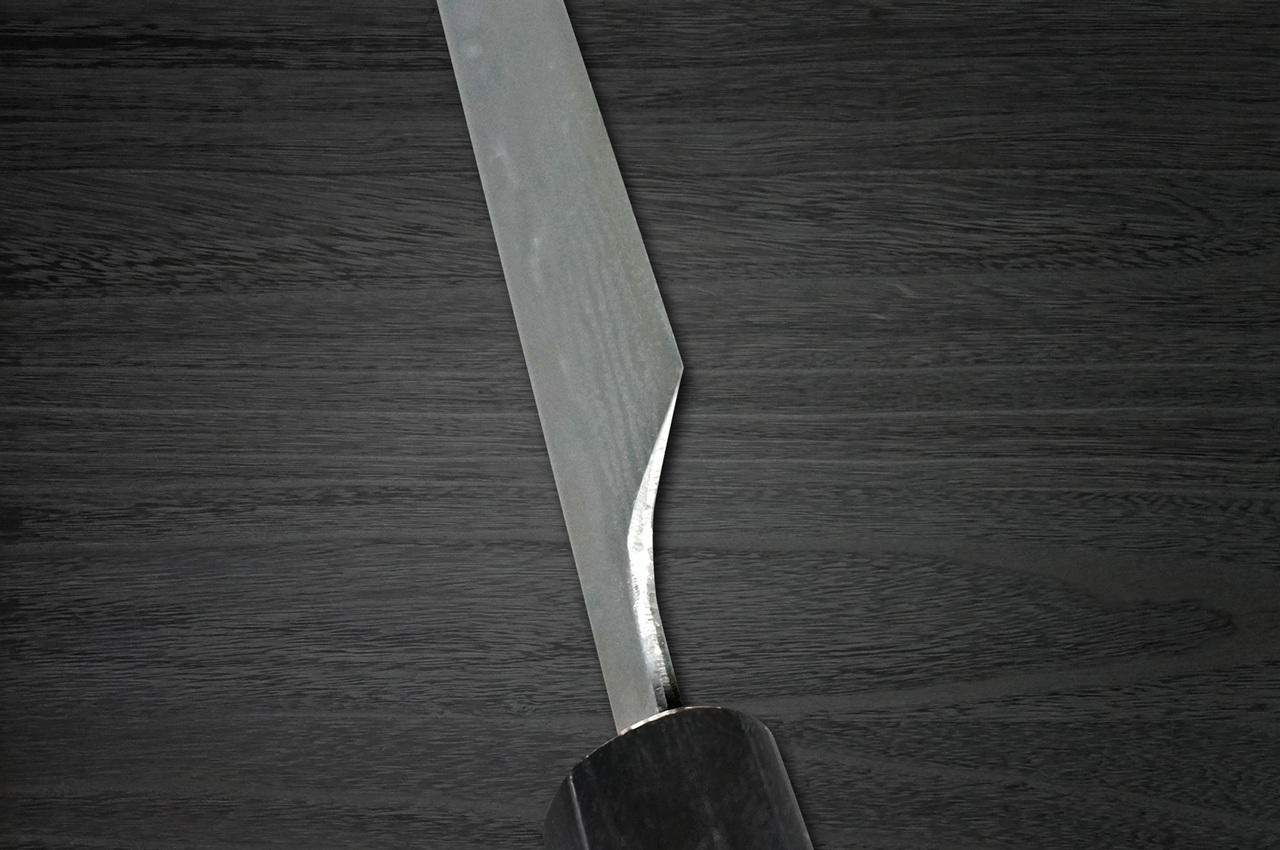 Shigeki Tanaka Aogami No.2 Damascus MB Japanese Chefs Petty KnifeUtility 135mm with Magnolia Wood Handle