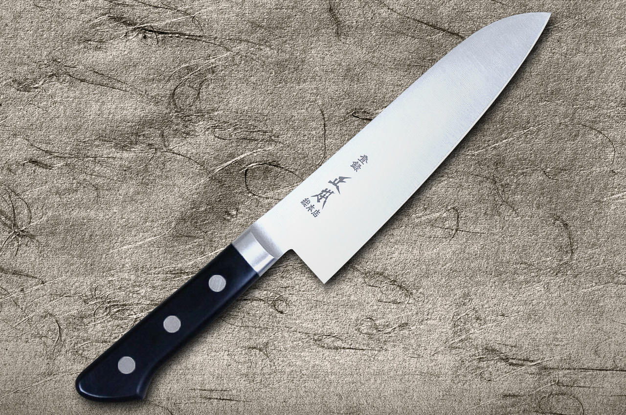 Masamoto HC Japanese Virgin Carbon Steel Chef's Bunka Knife 180mm