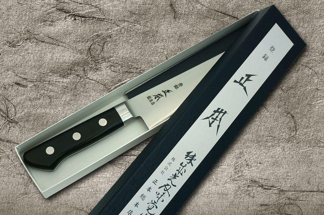 Masamoto HC Japanese Virgin Carbon Steel Chefs HonesukiBoning 145mm HC5614