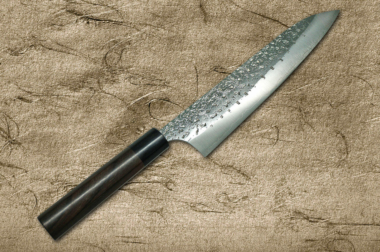食器 Yuu Yu Kurosaki R2(SG2) Hammered SHIZUKU WA RS8B Japanese Chef's Gyuto