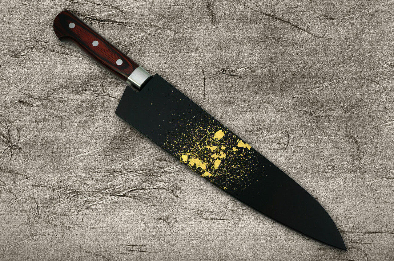 鞘　刀 玉钢Kyoto 63层大马士革木柄日本厨师行头刀240mm |日本刀