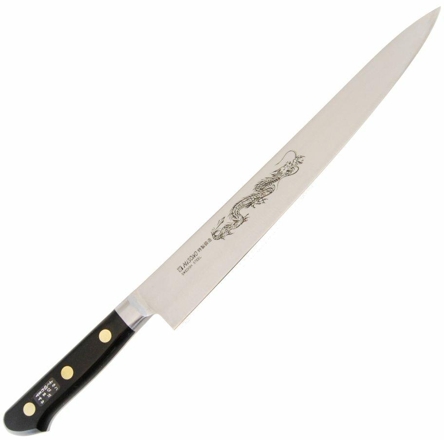 Misono Swedish High-Carbon Steel DRAGON Japanese Chef's Slicer