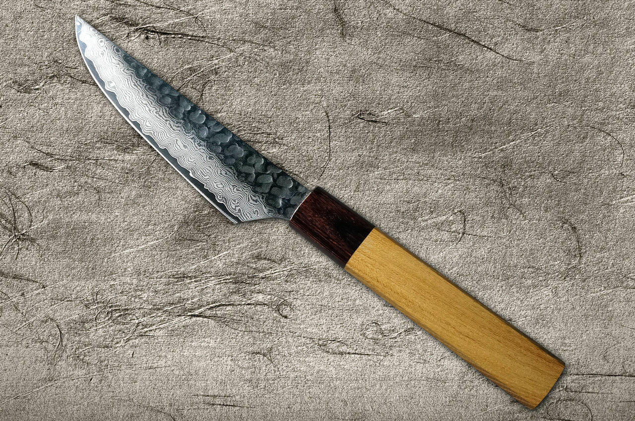 Sakai Takayuki 33-Layer VG10 Damascus Hammered WA Japanese Chef's Knife SET  (Gyuto210-Slicer-Nakiri-Honesuki180-Petty150-Steak Petty-Kengata Santoku)