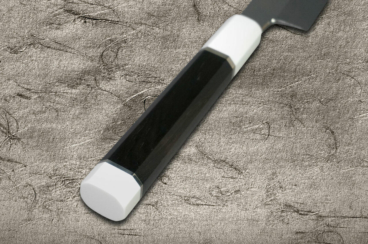 Sakai Takayuki Mirrored Honyaki Water-Quenched Sakimaru-YanagibaSashimi 300mm KAGEUCHI with Saya Sheath