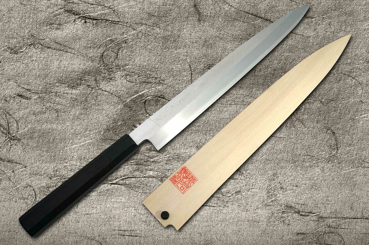 Unsui Japanese Traditional 3-piece Knife Set (Nakiri, Yanagi, Deba) «  Unique Japan