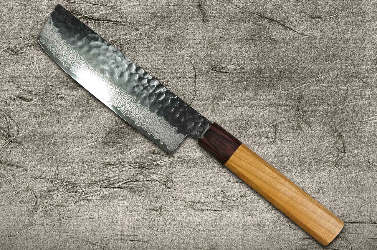 Sakai Takayuki 33-Layer VG10 Damascus Hammered WA Japanese Chef's Knife SET  (Gyuto210-Gyuto240-Slicer-Santoku-Nakiri-Honesuki180-Petty150-Steak