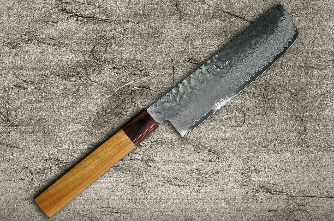 MOST-LOVED】VG10 Damascus 7 Nakiri Knife Japanese Vegetable Knife