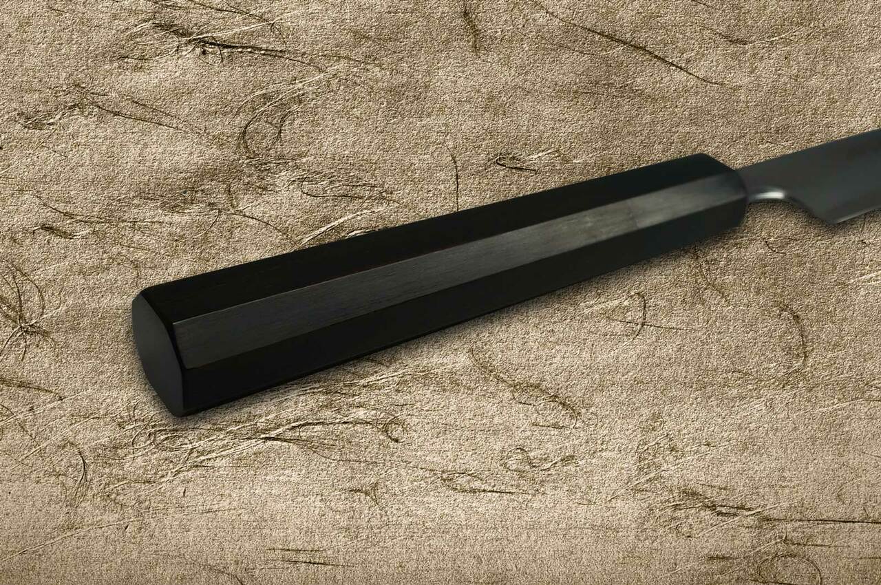 Sakai Takayuki Aoniko Blue 2 Steel Ebony Handle Japanese Chefs FuguhikiSashimi 330mm