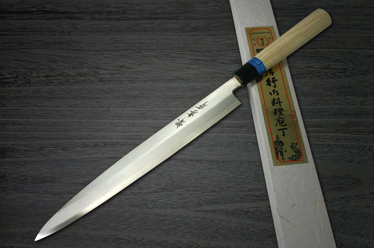 Left Handed] Sakai Takayuki INOX Japanese-style Chef's Yanagiba