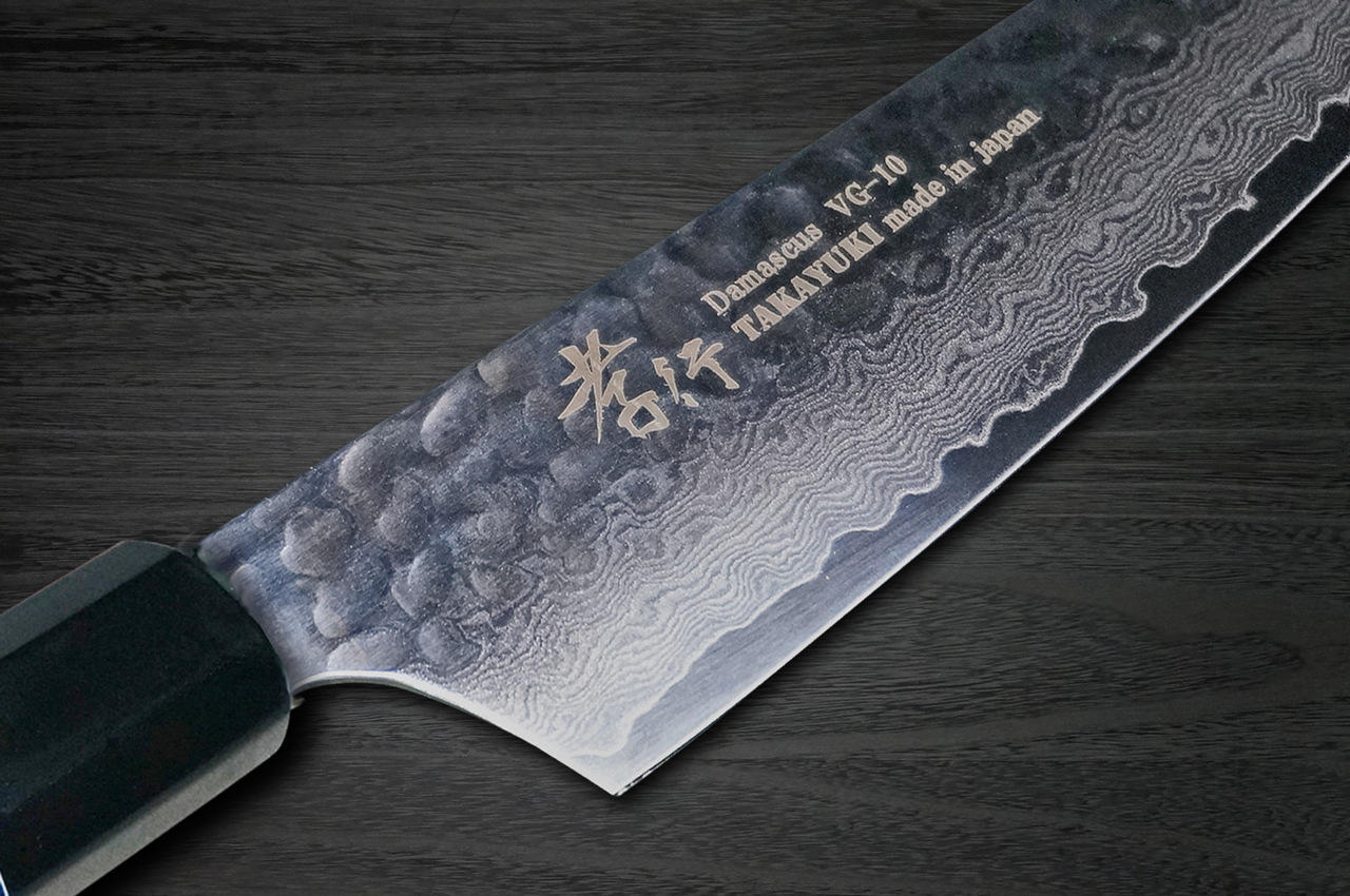 堺孝行33 层VG10Damascus Indigo Japan-Blue 厨师用Kengata