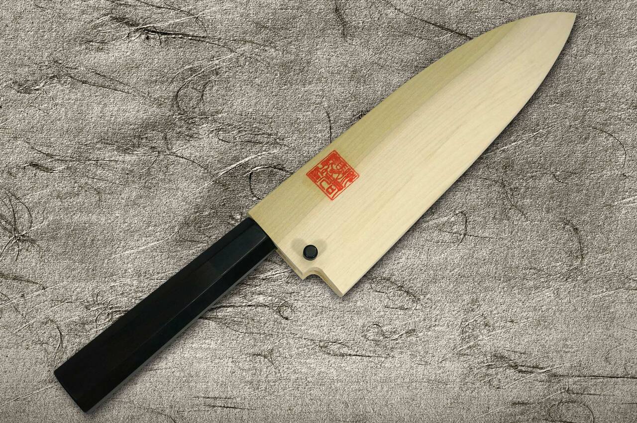 Japanese Chef Knife Sheath Wood Saya Shasimi Deba Knife Guard Case 165 180  210mm