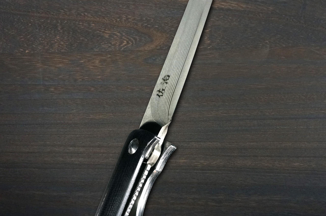 Saji Takeshi SG2 R2 Damascus Folding Steak Knife White – Bay Trade Japan  Knife Store