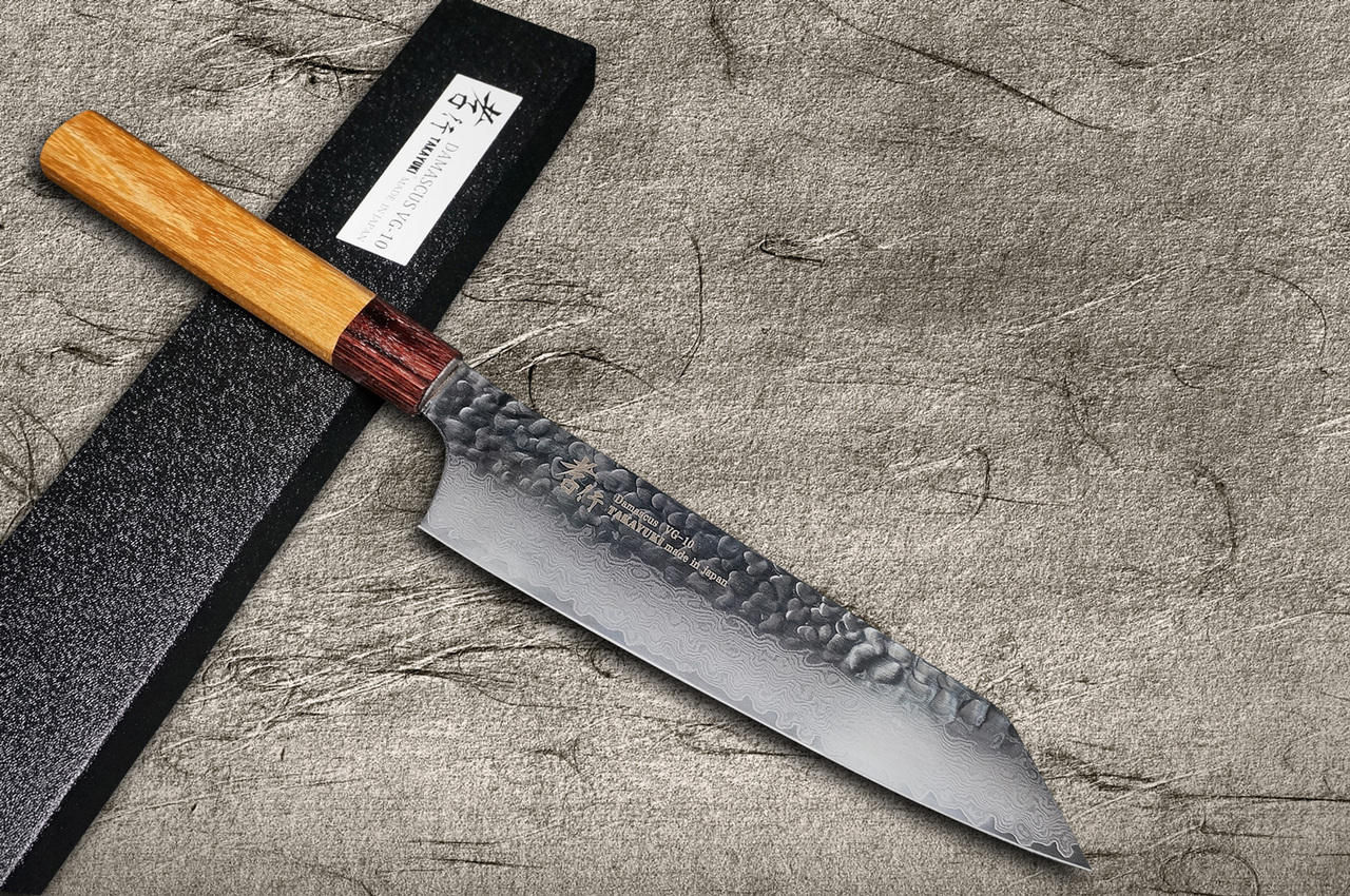 Kenka Damascus VG10 Steel Japanese Chef Kitchen Knife Set