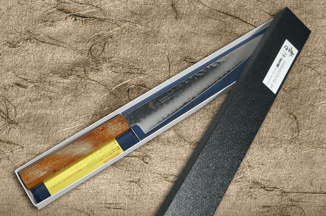 Sakai Takayuki 33-Layer VG10 Damascus Urushi Chef's Slicer