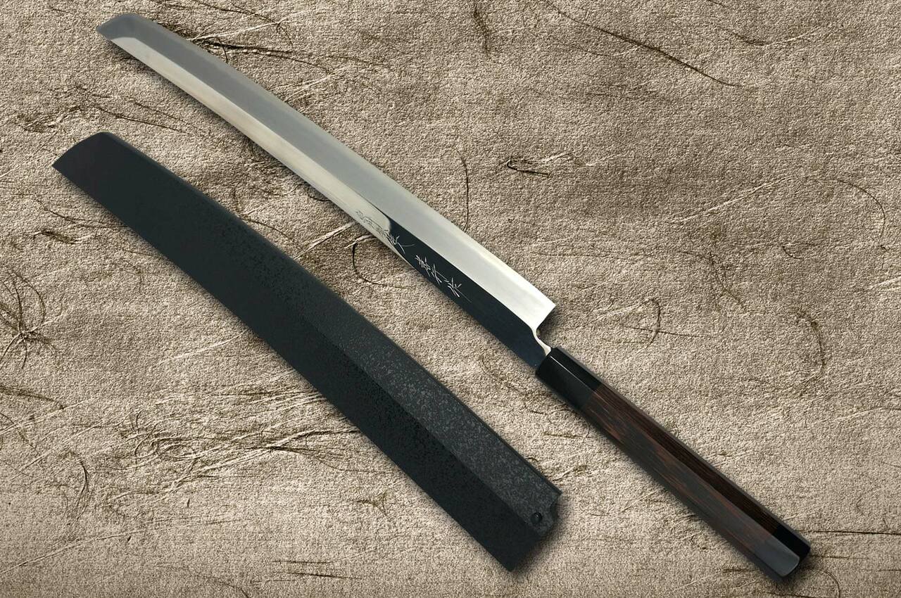 新品 KAMITAUBAKI SINSEKAI SUTAZIO SAMPLER Sakai Takayuki ZANGETSU Ginsan Japanese Chef's Mirrored