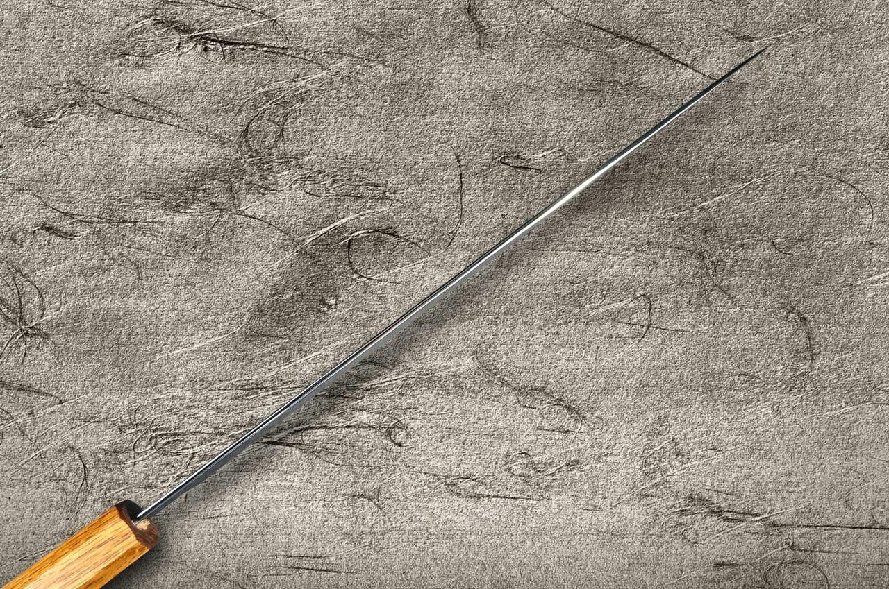 Yu Kurosaki R2SG2 Hammered SENKO WA OK8M Japanese Chefs SlicerSujihiki 270mm with Urushi Lacquered Oak Handle